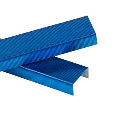 Imagem de Grampos de papel da JAM – grampos de tamanho padrão colorido (1,27 x 0,63 cm) – Caixa com 5000, Azul, .5 x .25
