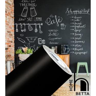 Imagem de Papel De Parede Lousa Adesiva Quadro Negro 50cm X 3m