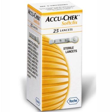 Imagem de Accu-Chek Softclix Com 25 Lancetas Para Uso Com O Lancetador Accu-Chek Active