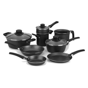 Imagem de Jogo De Panelas Multiflon Essencial Alumínio Cinza 7 Peças