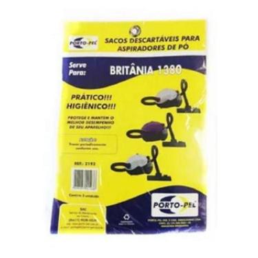 Imagem de Saco Aspirador Britania Asp 1380 - 3 Undidades Porto-Pel (Cod. 2193)