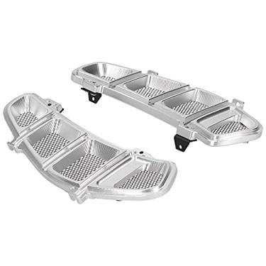 Imagem de Tampa do radiador esquerda direita, tampa do radiador anticorrosão 24x8cm para motocicleta