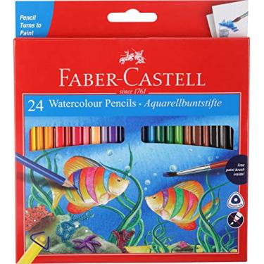 Imagem de Faber Castell Faber – Lápis de cor Castell (embalagem com 24)