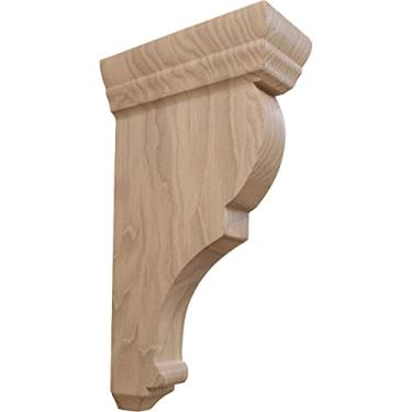 Imagem de Ekena Millwork Corw02X04X08RJGM Rojas Wood Corbel, 5" L x 4 1/2" P x 8" A, Mogno
