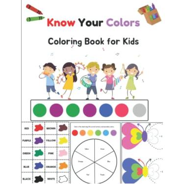 Imagem de Know Your Colors: Easy way to memorize colors Coloring book for kids ages 1-5.