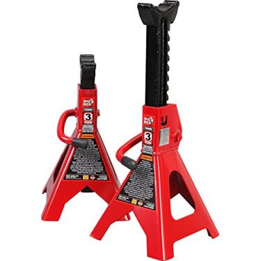 Imagem de BIG RED T43202 Torin Suportes de macaco de aço resistente: Suporte de elevação de carro com capacidade de 3 toneladas (6 libras), 1 par (não adequado para SUV,caminhão)