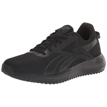 Imagem de Reebok Tênis de corrida masculino Lite Plus 3.0, Preto/cinza puro/amarelo ácido, 12