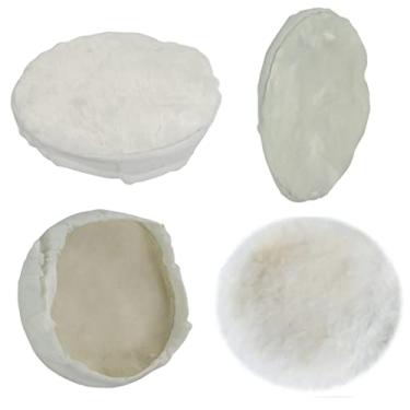 Imagem de Boina Lã 5 Polegadas 125mm Vestir Polir Polimento Disco p/Politriz KaQi