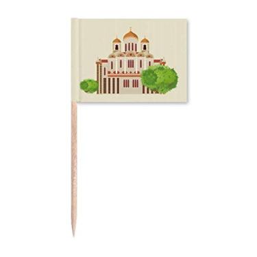 Imagem de Rússia National Symbol Landmark Illustration Toothpick Flags Marker Topper Party Decoration