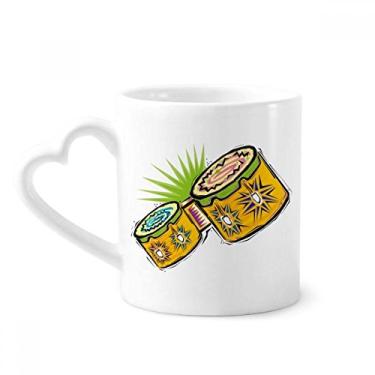 Imagem de Instrumento Mexicon Culture Element Ilustração Caneca Café Cerâmica Copos Copo Coração Vidro