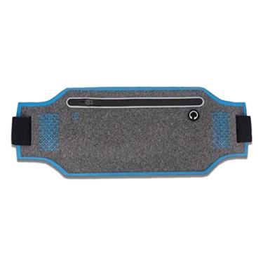 Imagem de Pochete Esportiva Corrida Celular Fitness Slim Impermeavel Cor:Azul