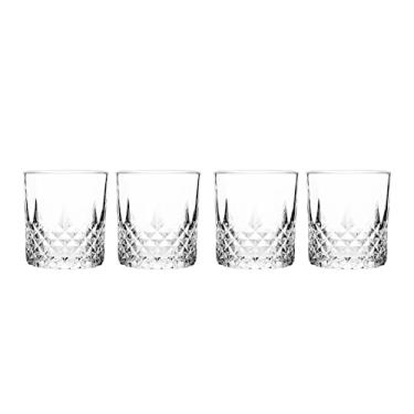 Imagem de Double Old Fashioned Beverage Glass Cup Kronos by Godinger - Set of 4