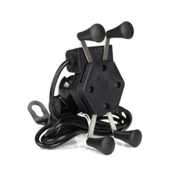 Imagem de Suporte Celular SmartFox P/Motos Com Carregador