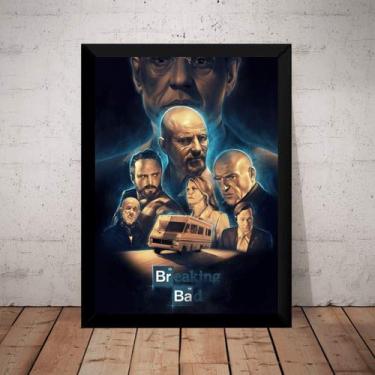 Imagem de Quadro Decorativo Breaking Bad Arte Poster Com Moldura