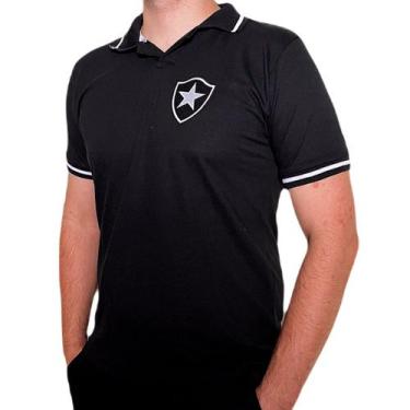 Imagem de Camisa Botafogo Polo Preta - Masculino - Retrômania