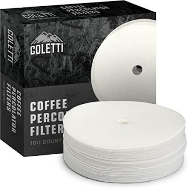 Imagem de Coolti Percolador Bozeman 3,5 polegadas Filtros de café de disco premium (pacote com 100)