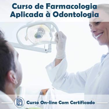 Imagem de Curso online em videoaula sobre Farmacologia Aplicada à Odontologia com Certificado + 2 brindes