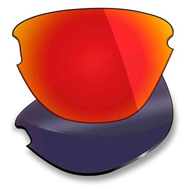 Imagem de Lentes de reposição XELD para óculos Oakley Frogskins Lite – Opções, Xeld Polarized - Fire Red, One Size