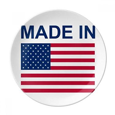 Imagem de Prato decorativo feito nos Estados Unidos de porcelana Salver Prato de jantar