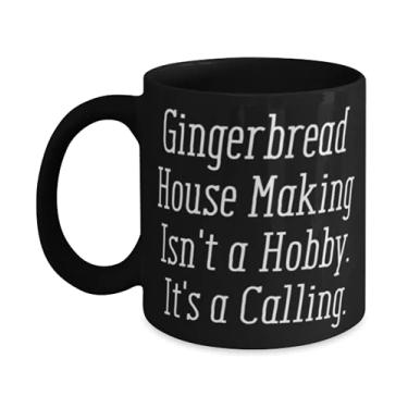 Imagem de Casa de gengibre fazendo presentes para amigos, casa de gengibre fazendo Isn't a Hobby, caneca divertida de 325 ml 445 ml
