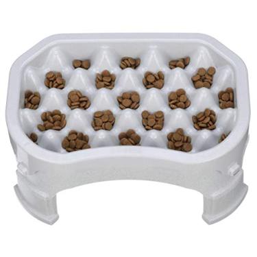 Imagem de Marcas Neater Pet – Tigela para cães com alimentação lenta elevada – Altura elevada e ajustável para alimentos – (6 xícaras, feijão baunilha)