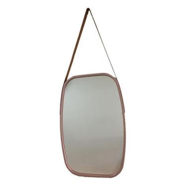 Imagem de Espelho Retangular Com Alça - Bronze 64,8 Cm - Fap