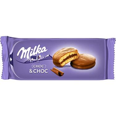 Imagem de Biscoito Chocolate Milka Importado Choc E Choc 175G