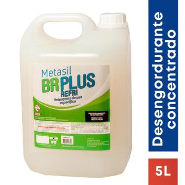 Imagem de Br Plus  Detergente Desengordurante 5L Super Concentrado - Metasil