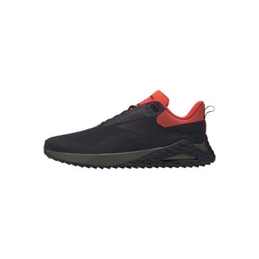 Imagem de Reebok Trail Cruiser Cross Trainer Masculino, Preto/vermelho dinâmico/verde militar, 8