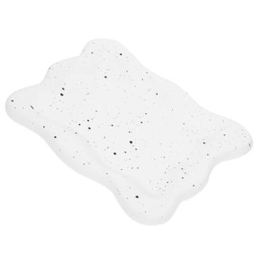 Imagem de BUGUUYO Placa De Gesso Irregular Criativa Porta Joias De Casamento Prato De Anéis Decorativos Prato De Jóias Estéticas Prato De Joias Placa De Exibição De Colar Cenários Cerâmica Suporte
