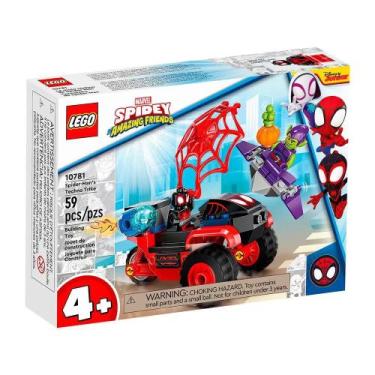 Imagem de Lego Marvel Spidey Miles No Triciclo Vs Duende 59 Peças