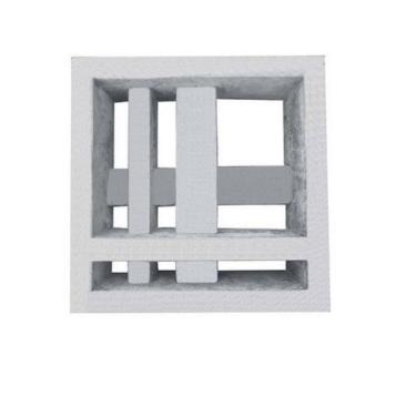 Imagem de Forma Elemento Vazado Cobogó Trançado 30X30X9Cm