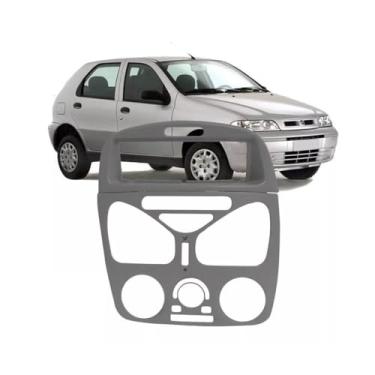 Imagem de Moldura Central Painel Com Relógio Palio Siena Fire Celebration e Economy com Ar Condicionado Cinza