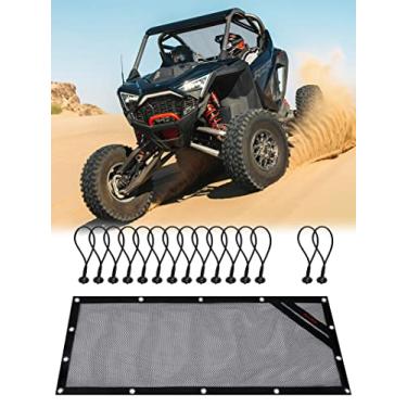 Imagem de RZR UTV Rede para janela traseira, proteção solar de malha macia, em RZR 570 800 1000 900 RZR XP Turbo 2015-2022 (2 lugares) RZR XP 1000 2014-2021, proteção solar UV e bloqueio de