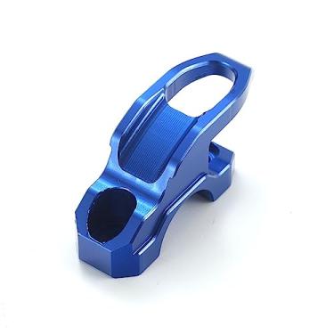 Imagem de Acessórios de gancho de guidão de motocicleta de liga de alumínio para quadriciclo, carro, bebê, etc. Gancho de armazenamento para garrafa. (azul, estilo B)