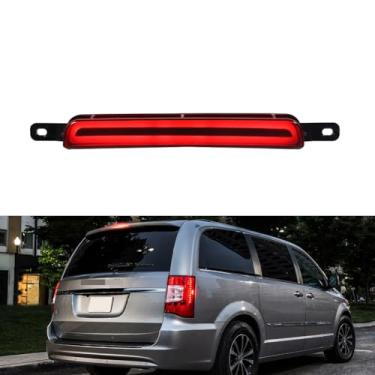 Imagem de Tonsya Para Dodge Grand Caravan 2008-2017 2008-2015 Chrysler Town & Country 2009-2014 Volkswagen Routan High Mount Third Brake Lamp Light Red Lens