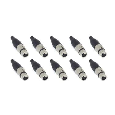 Imagem de Conector Santo Angelo Xlr Linha 3 Polos Femea Sa2x