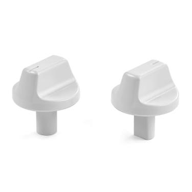 Imagem de 2 peças WJ12X24802 de substituição de botão de ar condicionado para peças de ar condicionado GE, AHV05LYW1 AHT05LZQ1 AHEC05ACW1 Maçaneta de aparelho para GE Window Air Conditioner, puxador de plástico