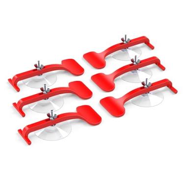 Imagem de Braçadeiras de ventosa gigante para reparo de para-brisa de vidro conversível (caixa com 6)