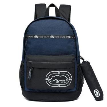 Imagem de Mochila Ecko Escolar Masculina Resistente Bolsa Notebook Faculdade Espaçosa-Masculino