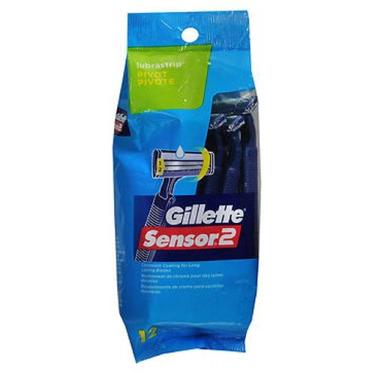 Imagem de Lâminas de barbear descartáveis Gillette Sensor 2 12 cada da Gillette (pacote com 4)