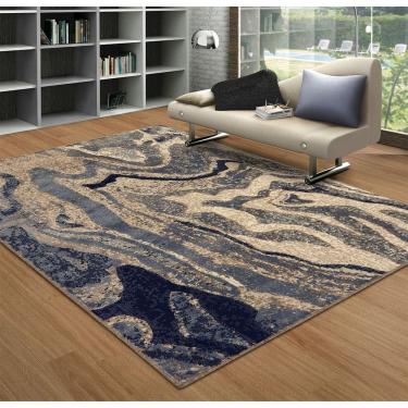 Imagem de Tapete 150x200cm Adana Sala de Estar Bege