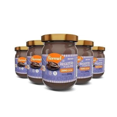 Imagem de Kit Brigadeiro Flormel Zero Açúcar 200G Com 5 Unidades-Unissex