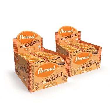 Imagem de Kit Pé De Moleque Flormel Zero Açúcar 2 Caixas Com 24 Unidades-Unissex