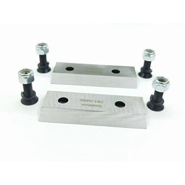 Imagem de VRV Kit com 2 lâminas trituradoras 781-0490 981-0490 para triturador Craftsman/Troy-Bilt/MTD