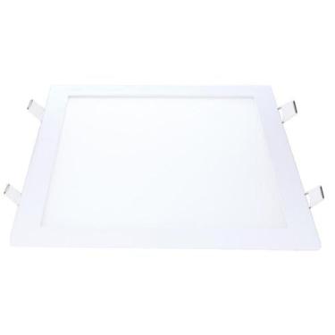 Imagem de Painel Led De Embutir Quadrado 30cm 24W 6500K Bivolt Emissão De Luz Br