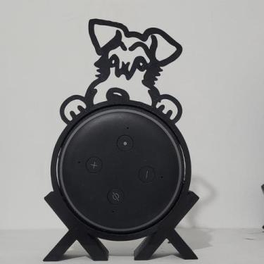 Imagem de Suporte de Alexa para Echo Dot 3  Cachorro "Schnauzer" - Espaço 3d