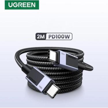 Imagem de Cabo rápido UGREEN USB C / Tipo C PD 100W 20V 5A ( 2 metros ) suporta 