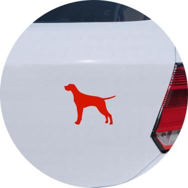 Imagem de Adesivo de Carro Pointer Raça Cão De Caça - Cor Vermelho - Melhor Ades