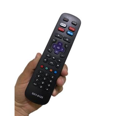 Imagem de Controle Remoto Compatível Tv Philco Roku Smart 4k Netflix - lelong